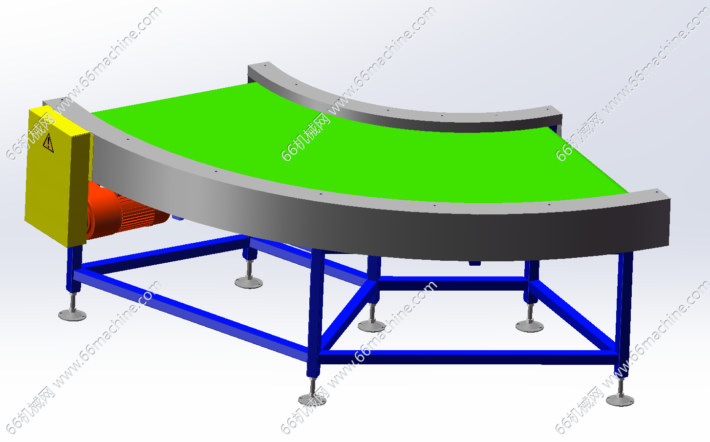 弯道皮带输送机