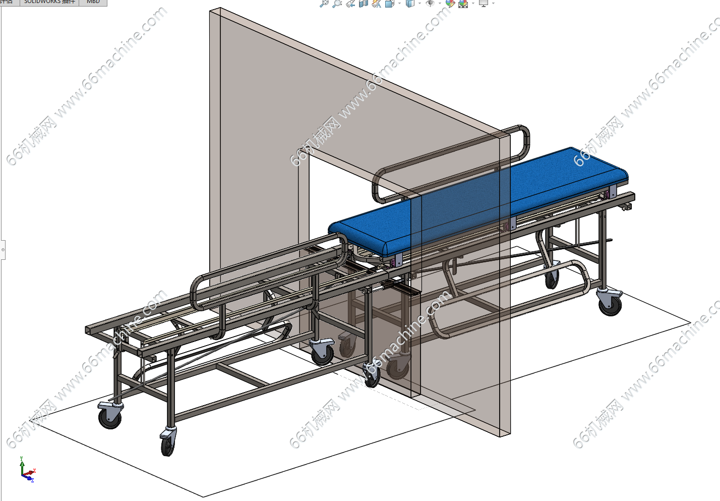 对接式患者转运担架