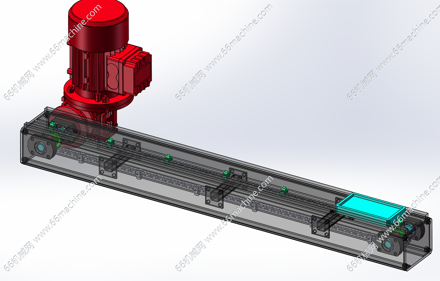 重载链条输送机构
