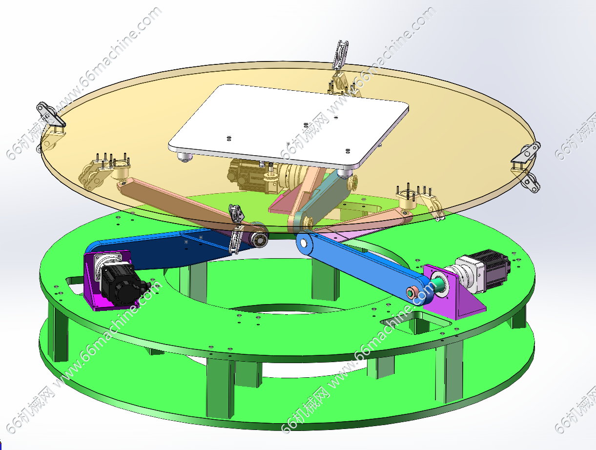 三联动动态稳定升降平台