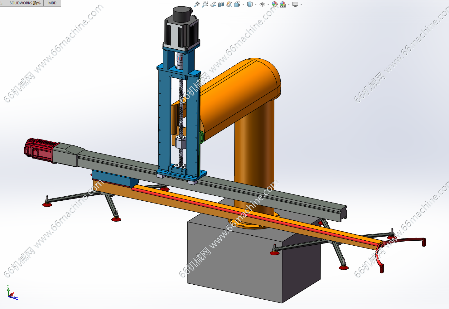 板件吸取移栽机械手（冲压取料传送机械手）