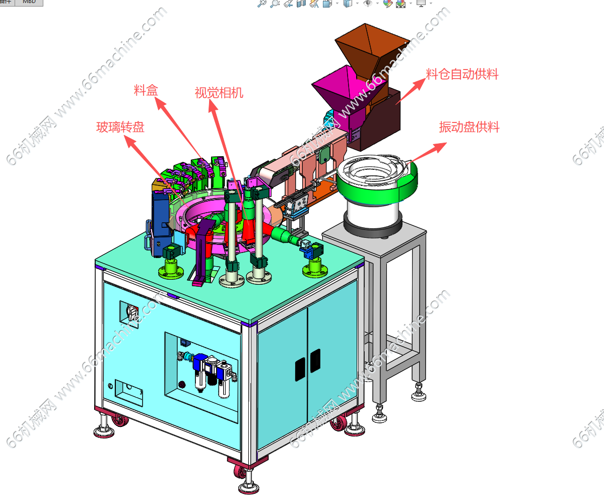 通用型小型零件视觉检测机