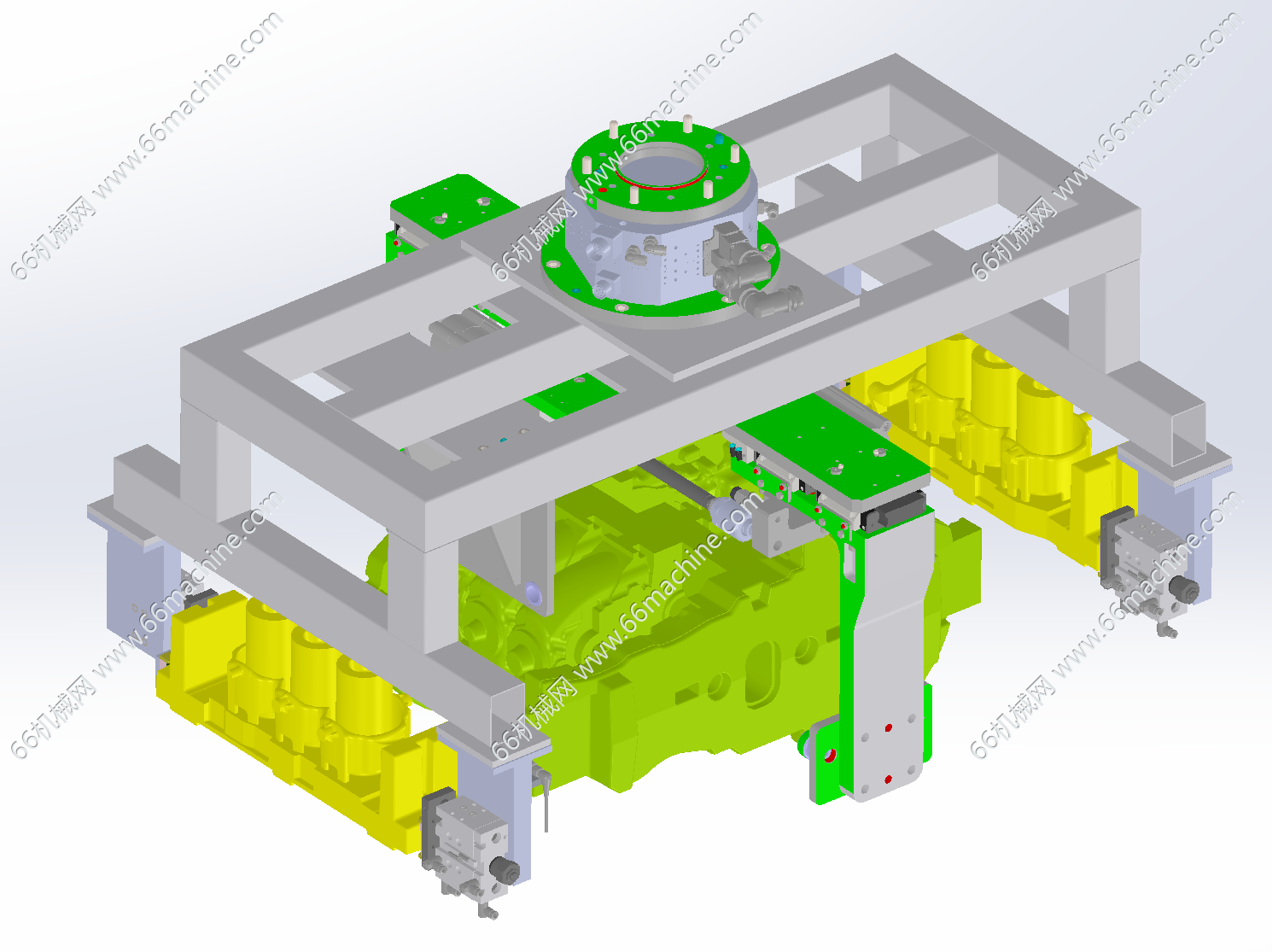 砂芯缸体装配抓手
