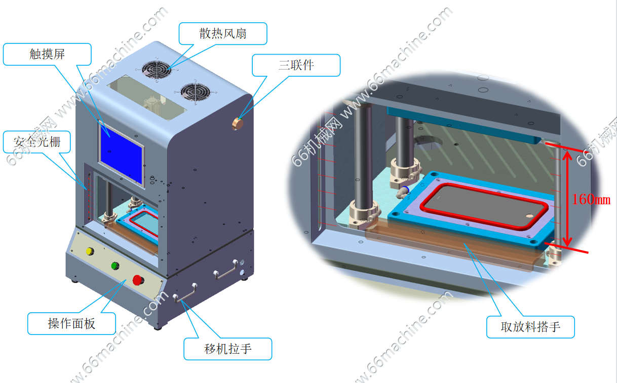 某企业手机气密性（密封性）检测治具+PPT方案