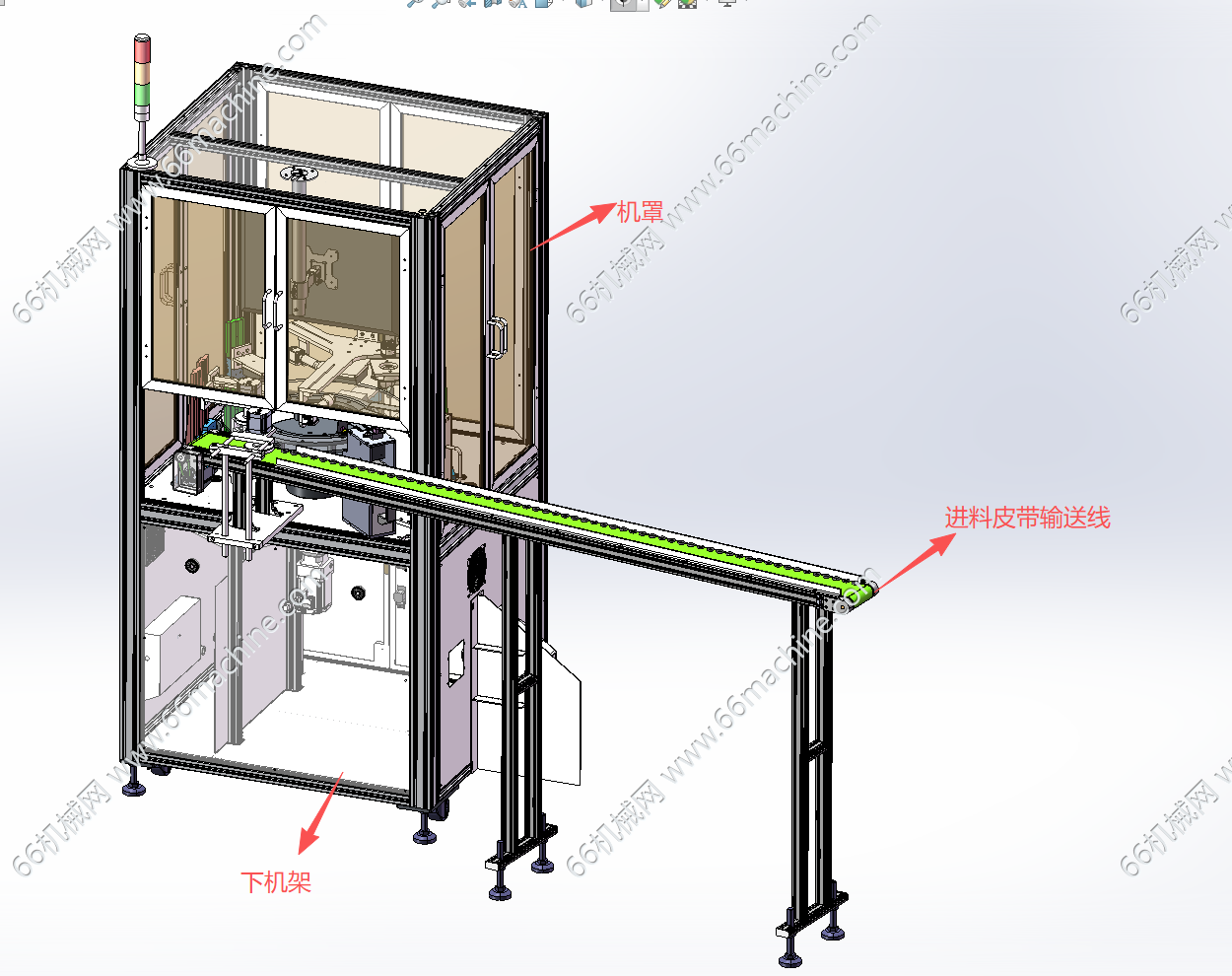 某企业O型圈视觉自动筛选机（分选机、分拣机）