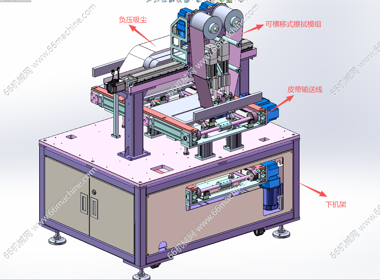面板自动擦拭清洁机（除尘机）