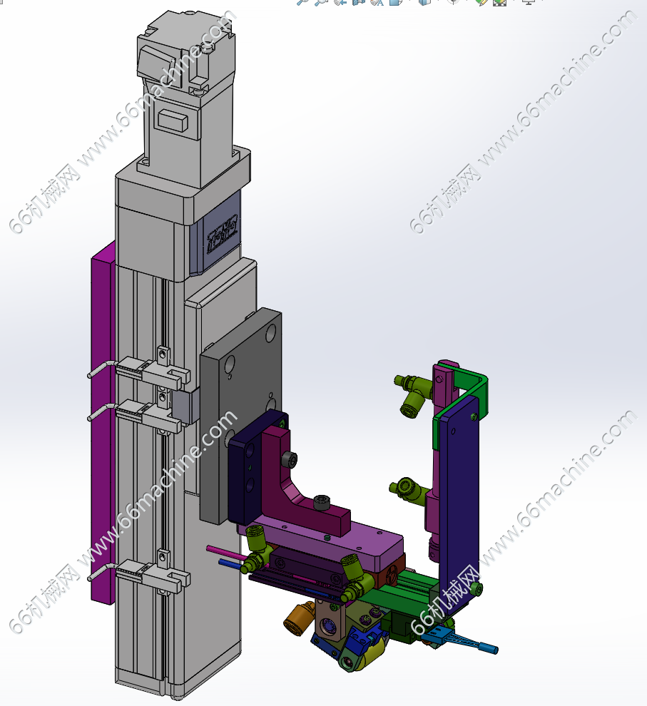 无气泡贴标机构（粘接机构）