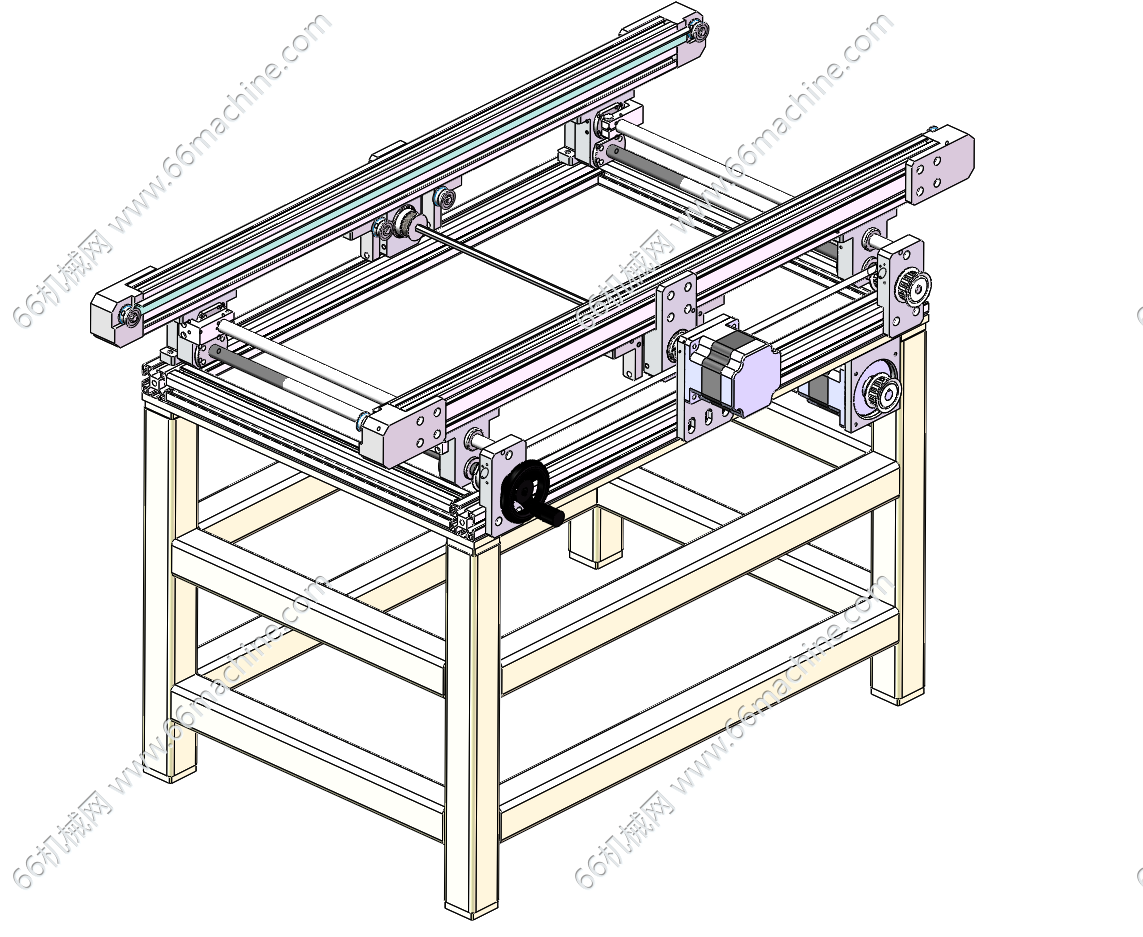 手动宽度可调皮带线（间距可调式输送机）