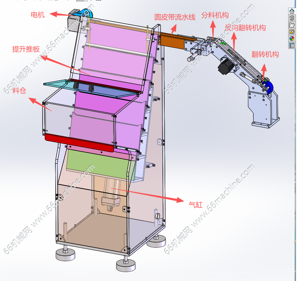 推板式提升机（提升送料机）