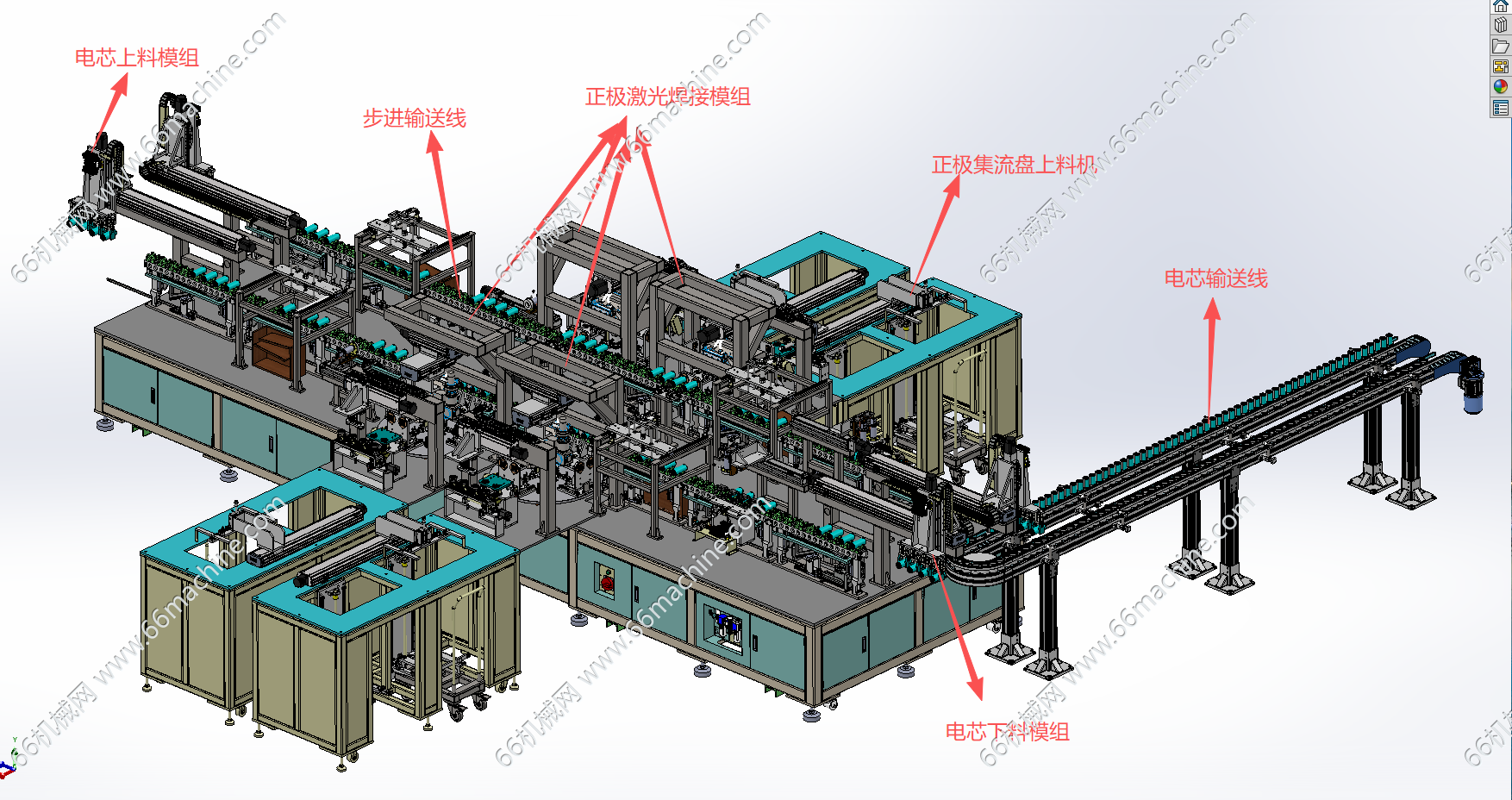 某企业电池正极集流盘与电芯焊接设备