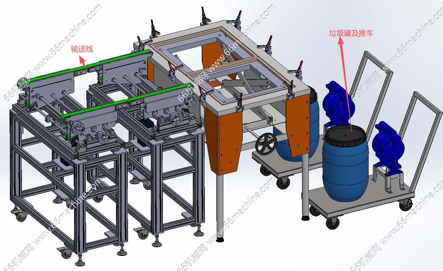 自动化厨余垃圾预处理系统