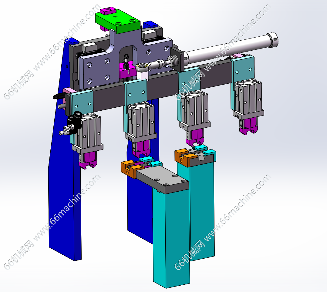 气动夹取移送机构（可上下左右移动）