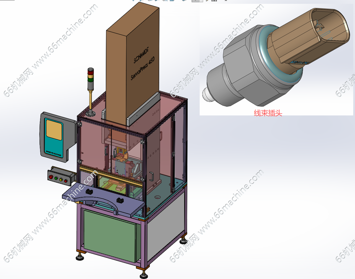 某企业线束插头与连线压装机