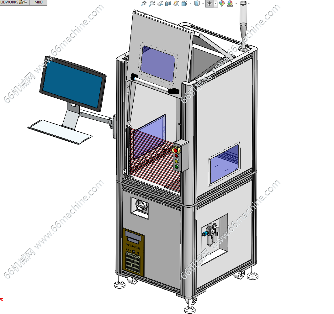 非标翻盖式机架