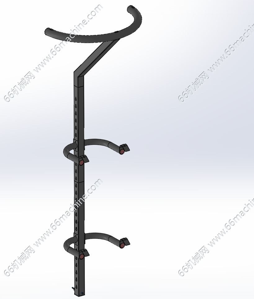 高度可调节自行车挂架