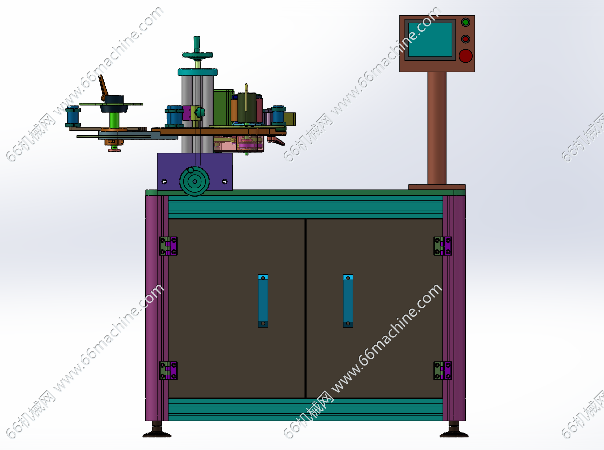 包装盒侧面贴标机主视图.png