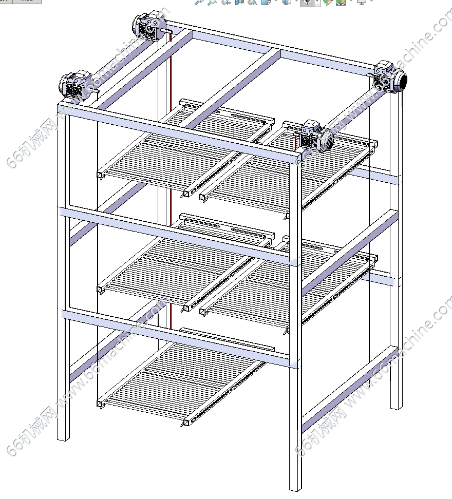 立体车库方案模型