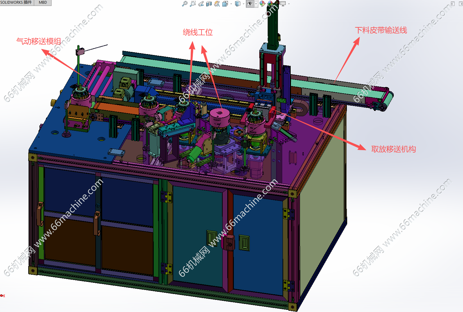 某企业电机（马达）铜线绕线机