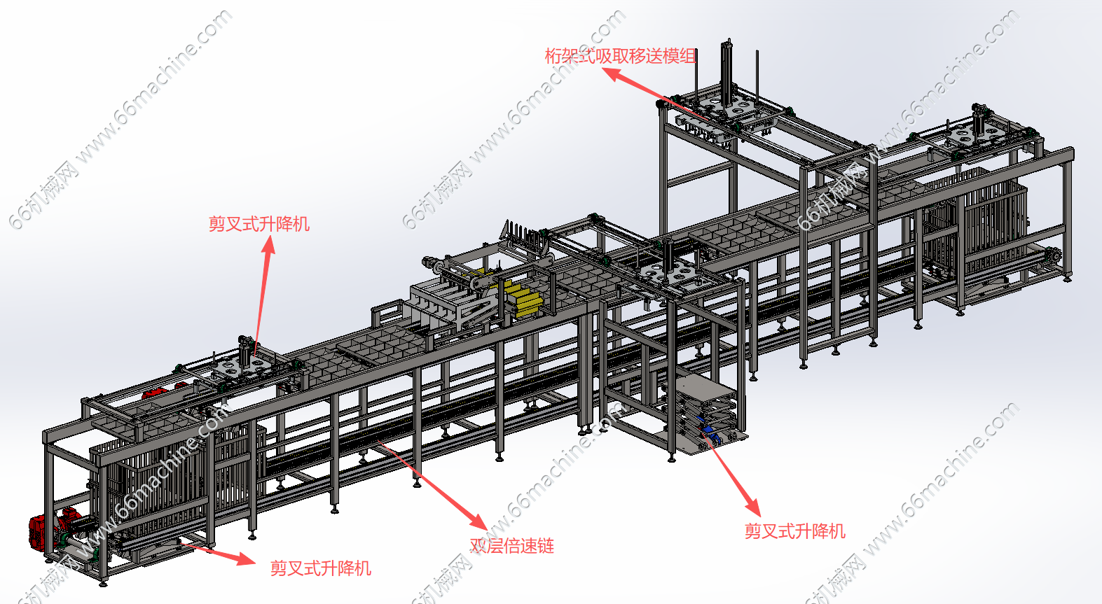 袋装饮料、中药下料输送线