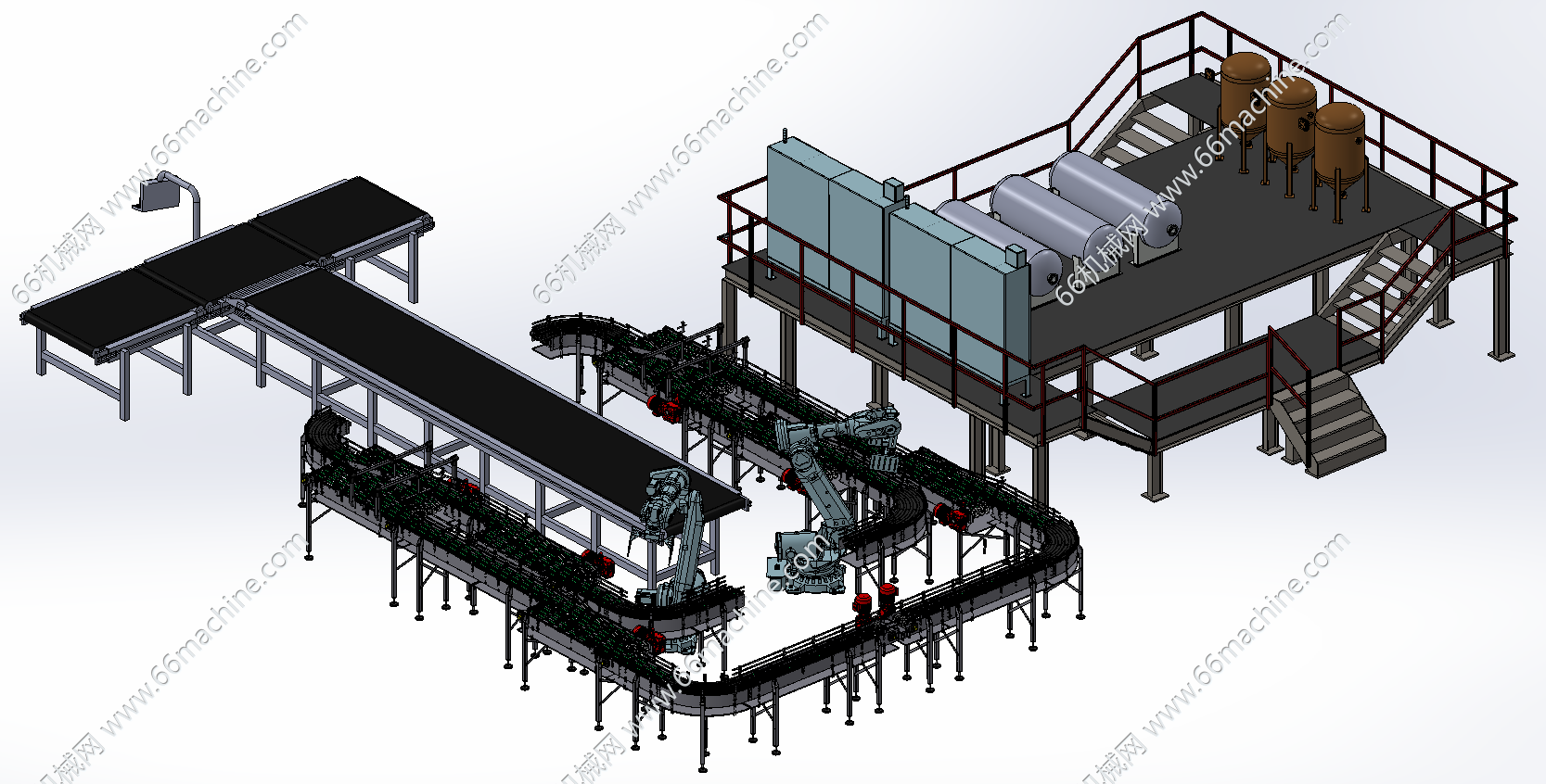 自动化灌装与码垛生产线