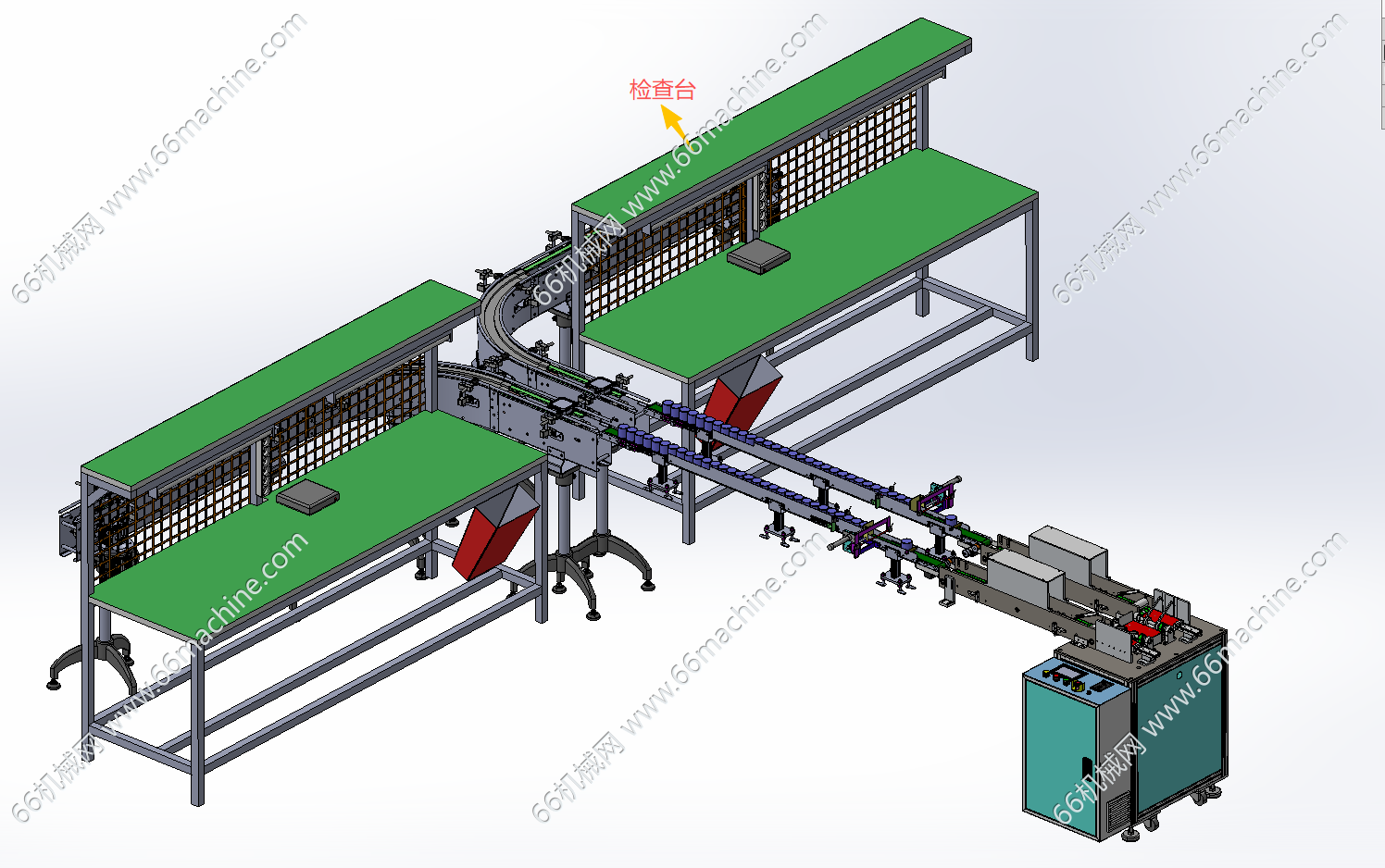 通用型产品检测输送线