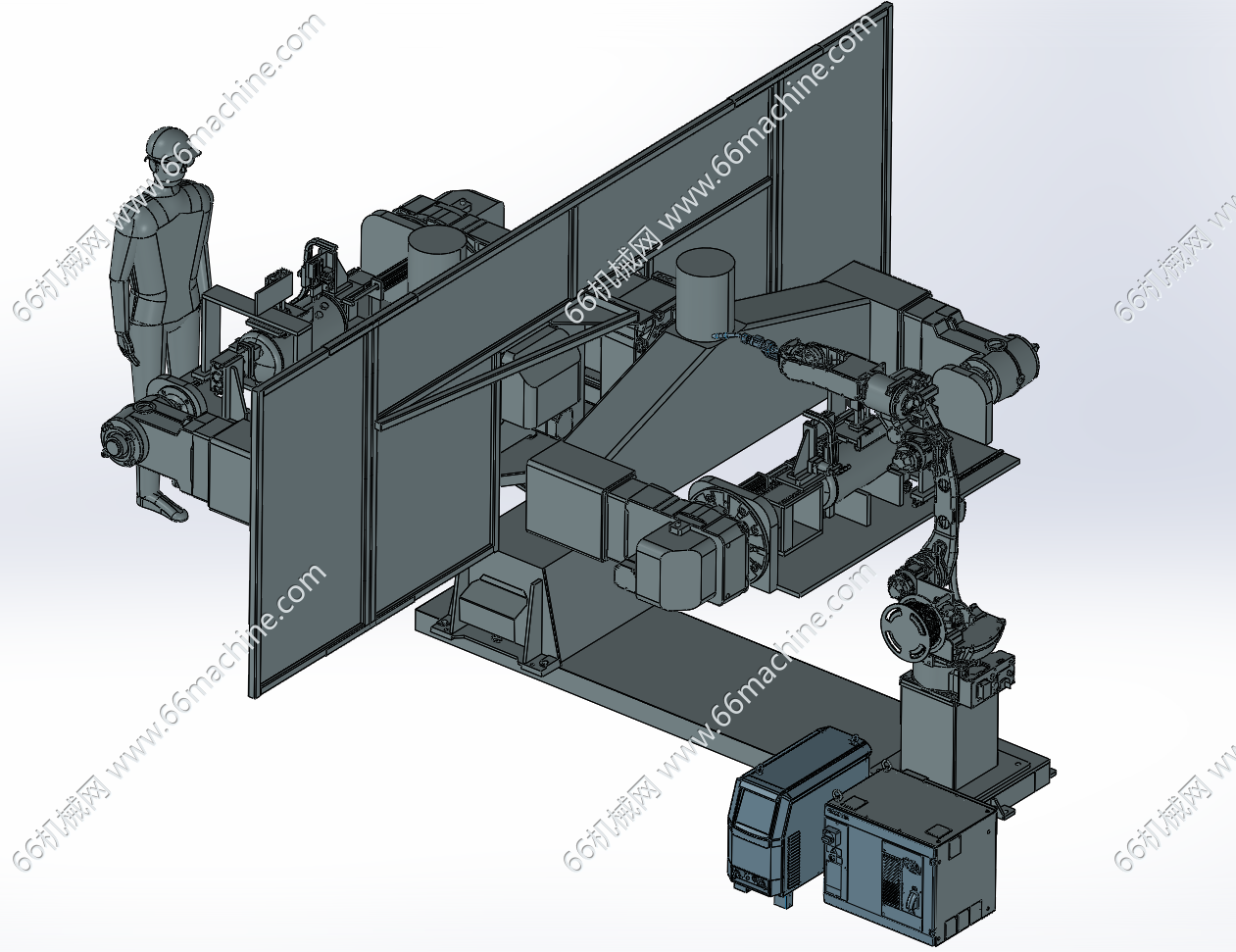 基于机器人的罐体焊接设备