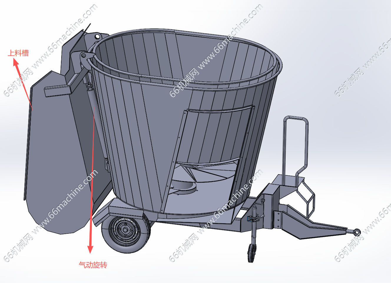 移动式饲料搅拌机
