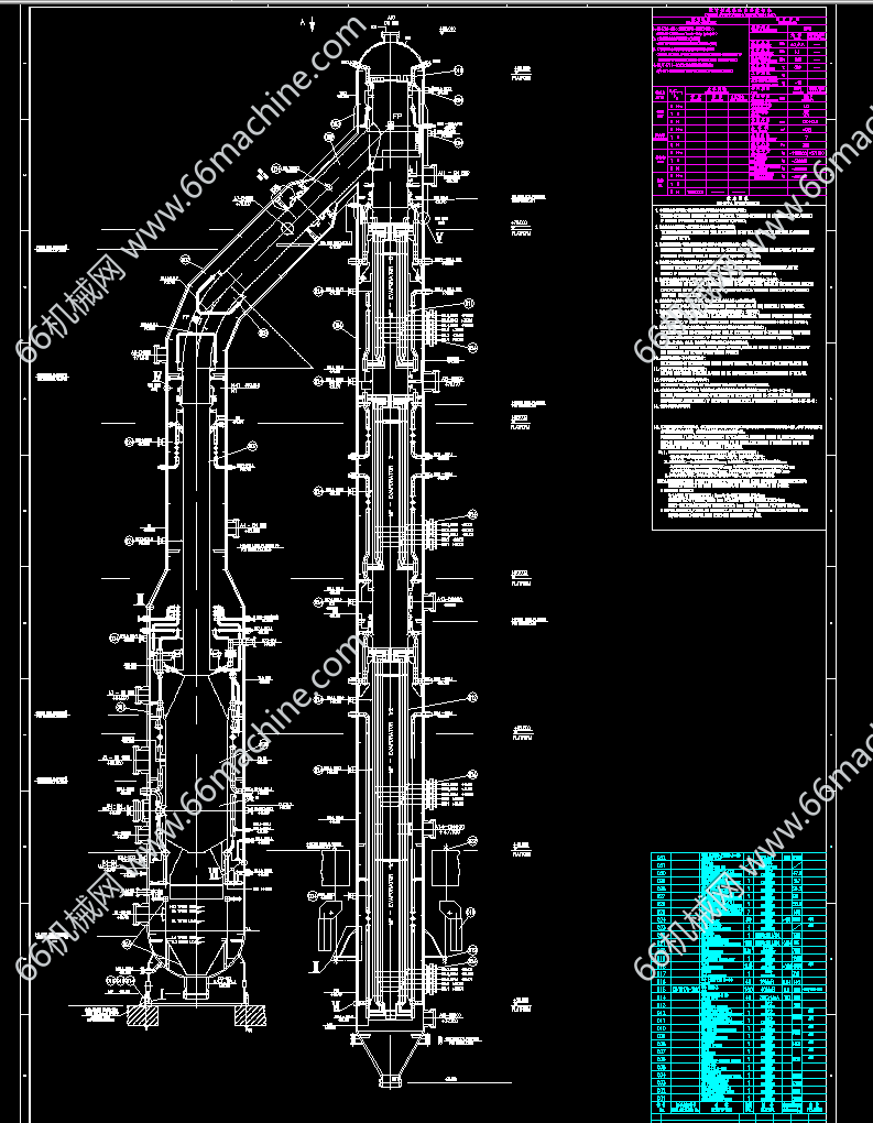 912立方水蒸气气化炉总图
