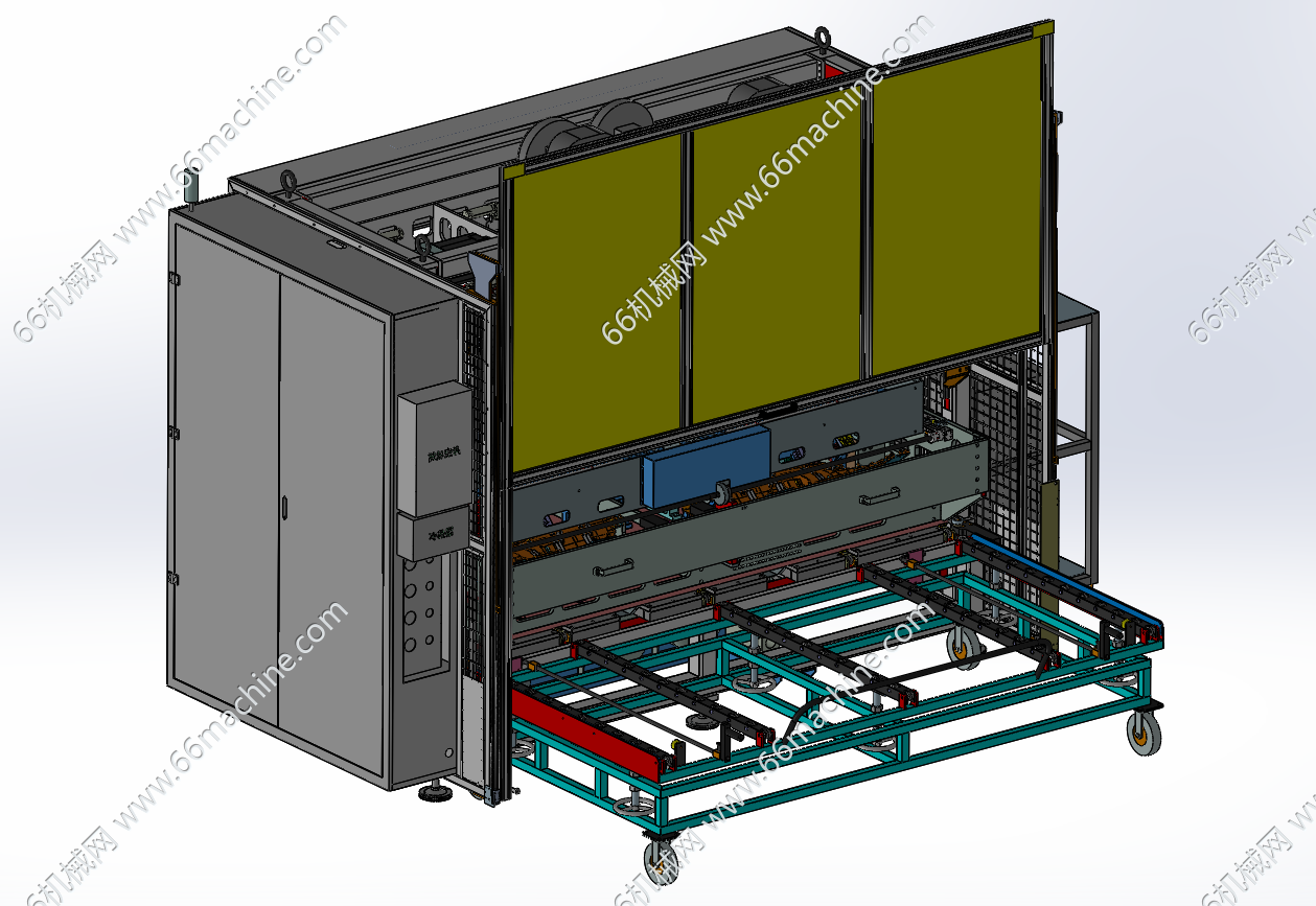 某企业汽车C柱包覆工装及设备3D+PPT方案