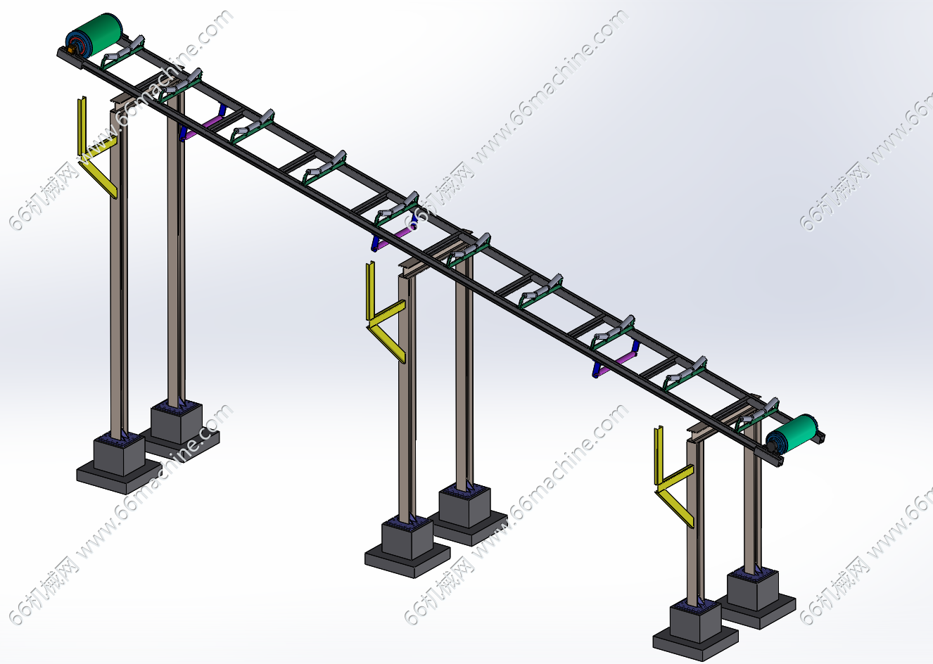 矿用提升输送机