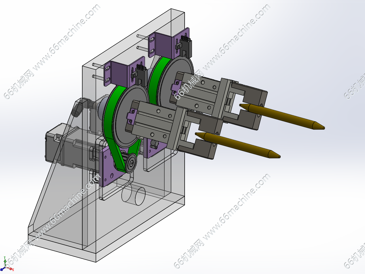 双工位旋转夹取机构（夹持机构）