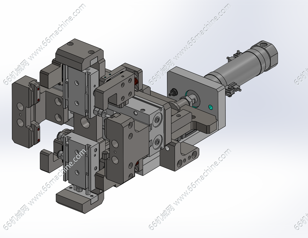 治具类伸缩气动夹爪（夹持机构）