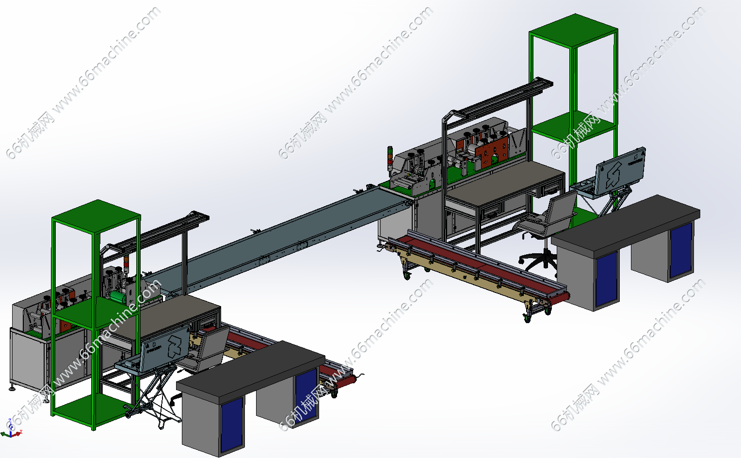 双工位布料检查线（检测线）