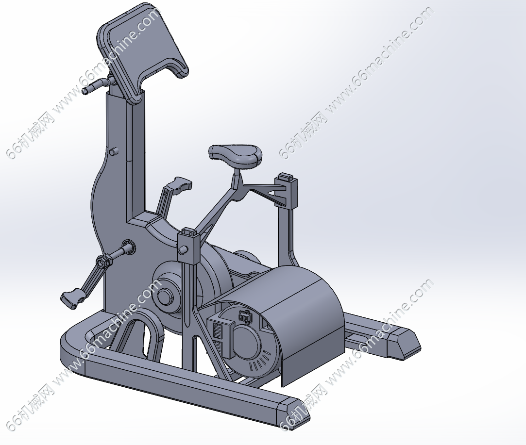 跑步健身一体机（跑步机）3D+CAD