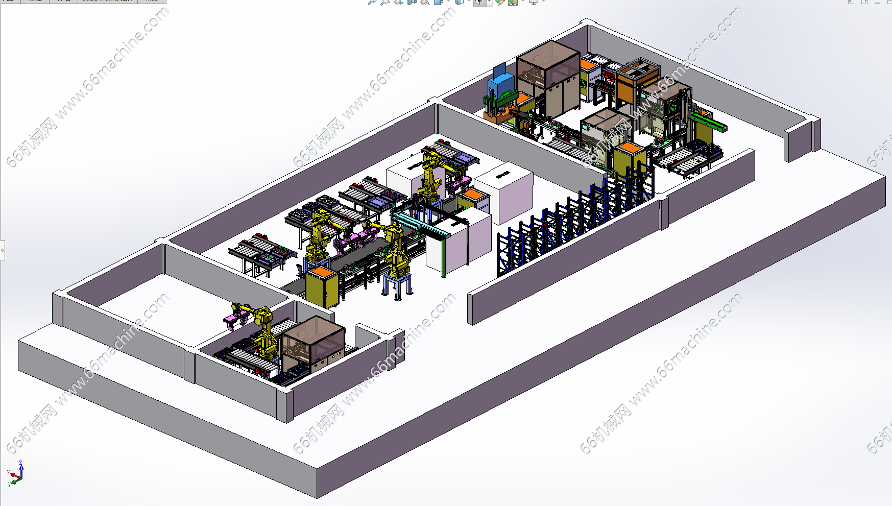 自动化压铸、清洗、装配线