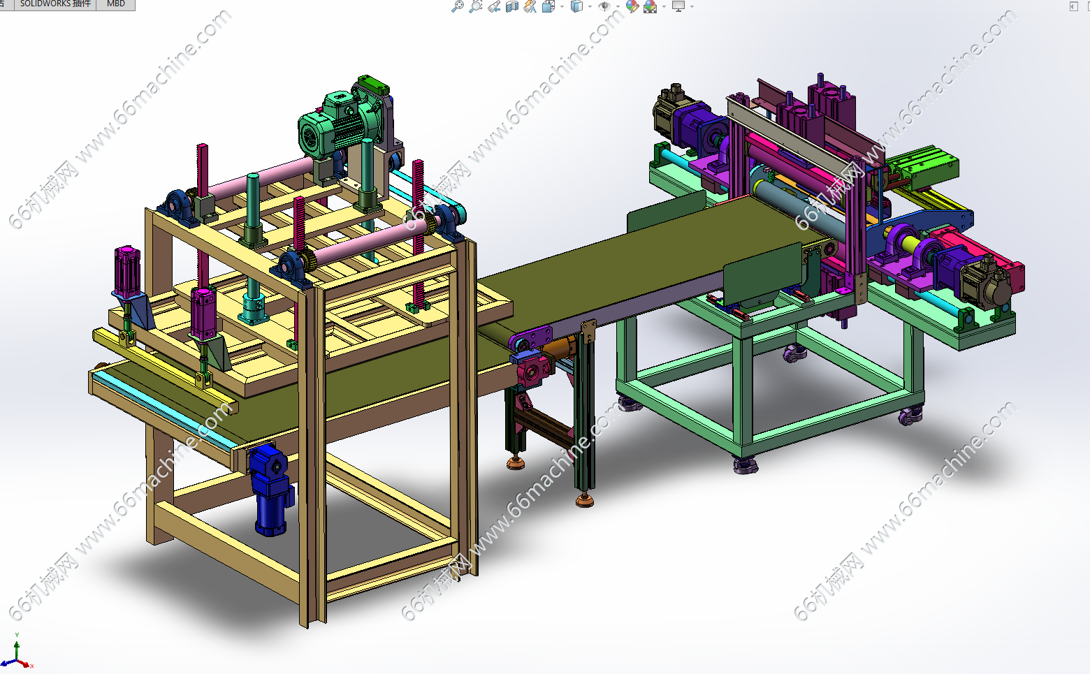 某企业被褥抱枕压缩卷曲打包设备