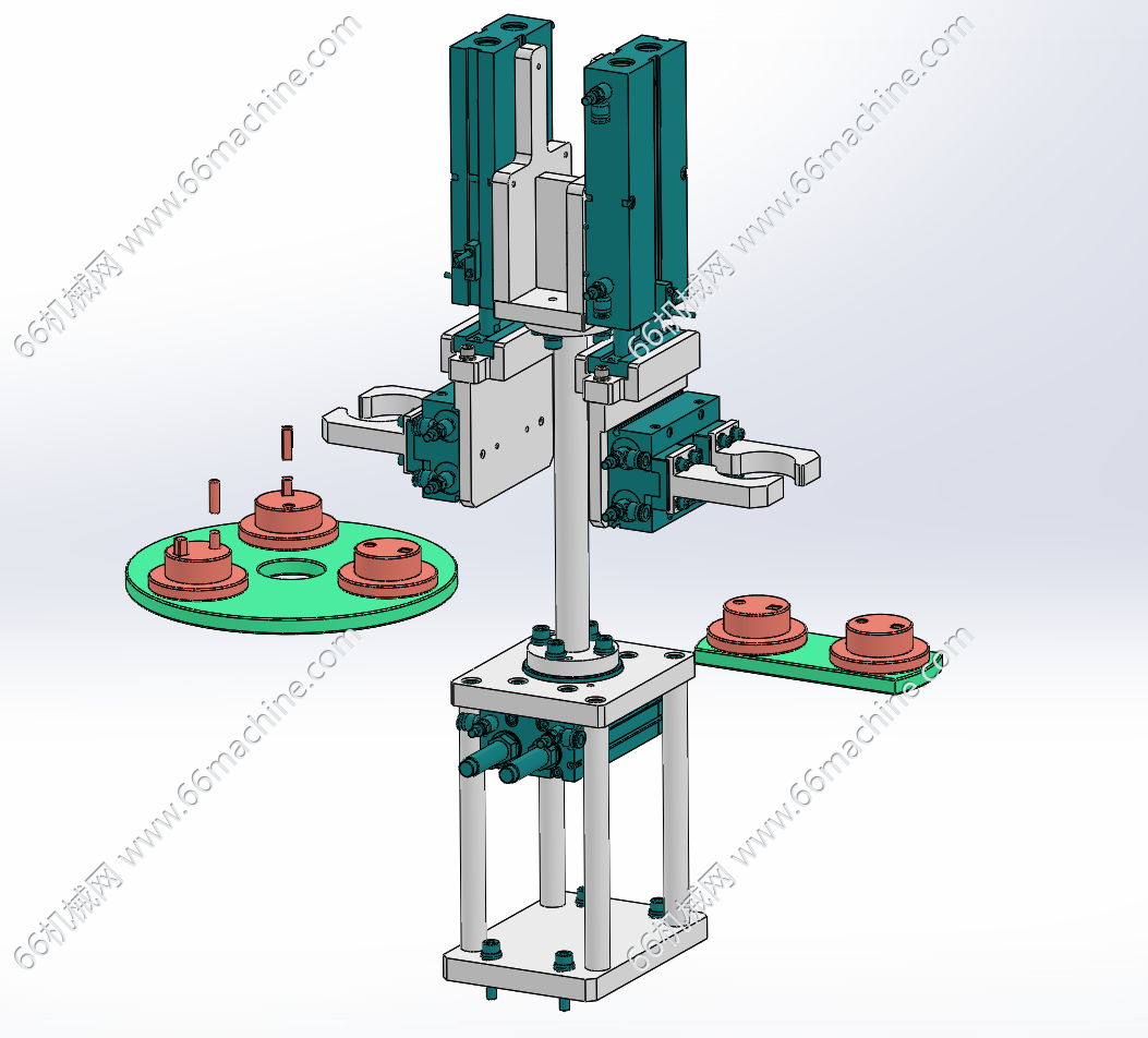 交互式夹取旋转机构