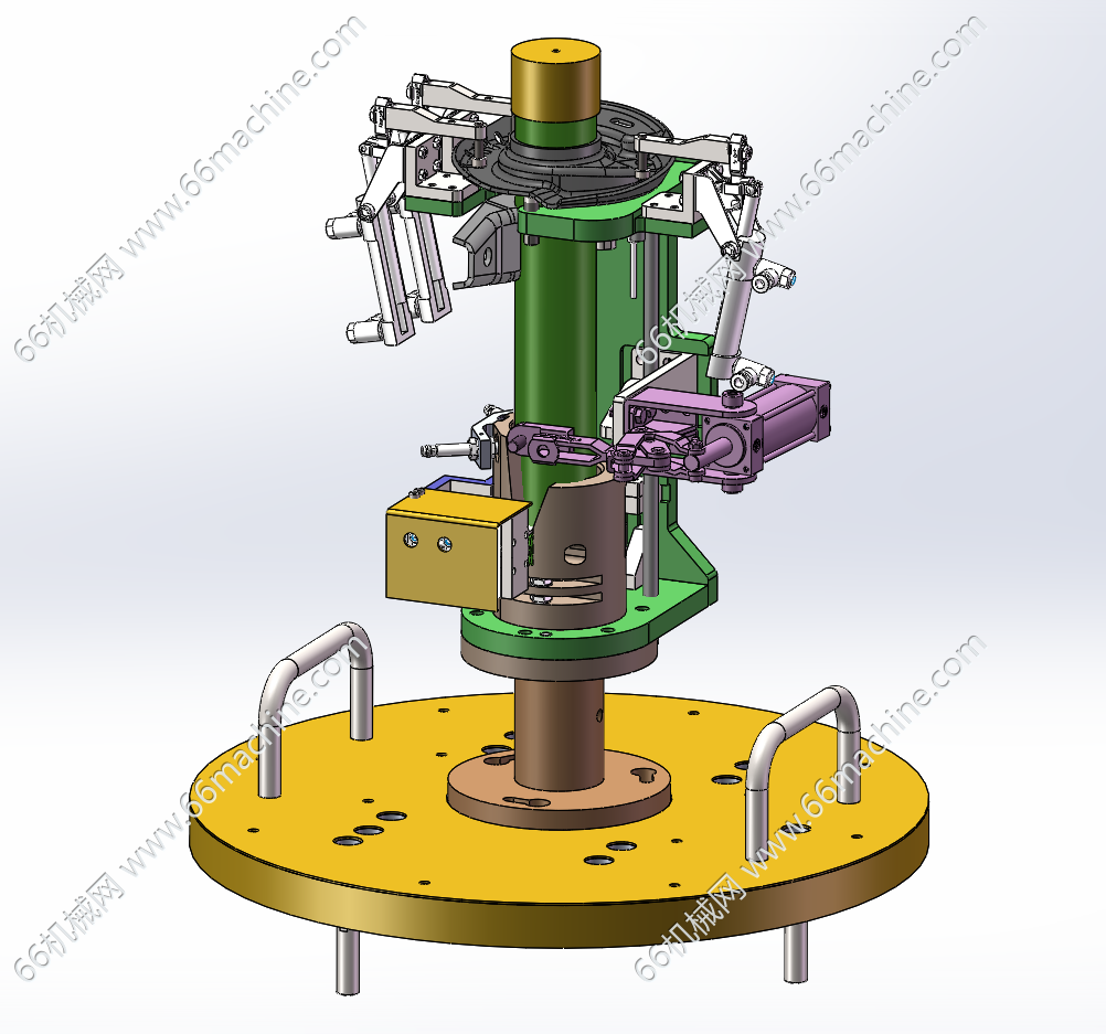 某企业汽车减震器支架焊接工装