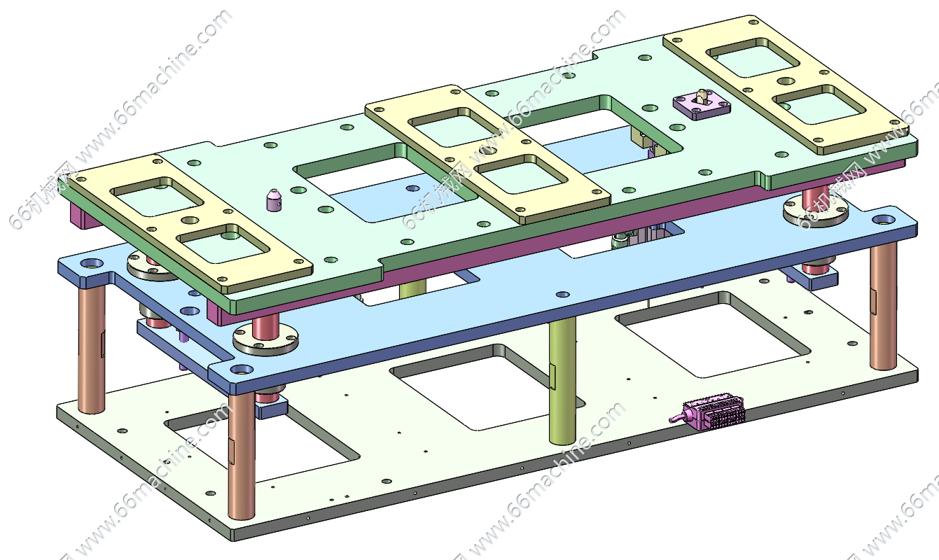 气动顶升定位机构