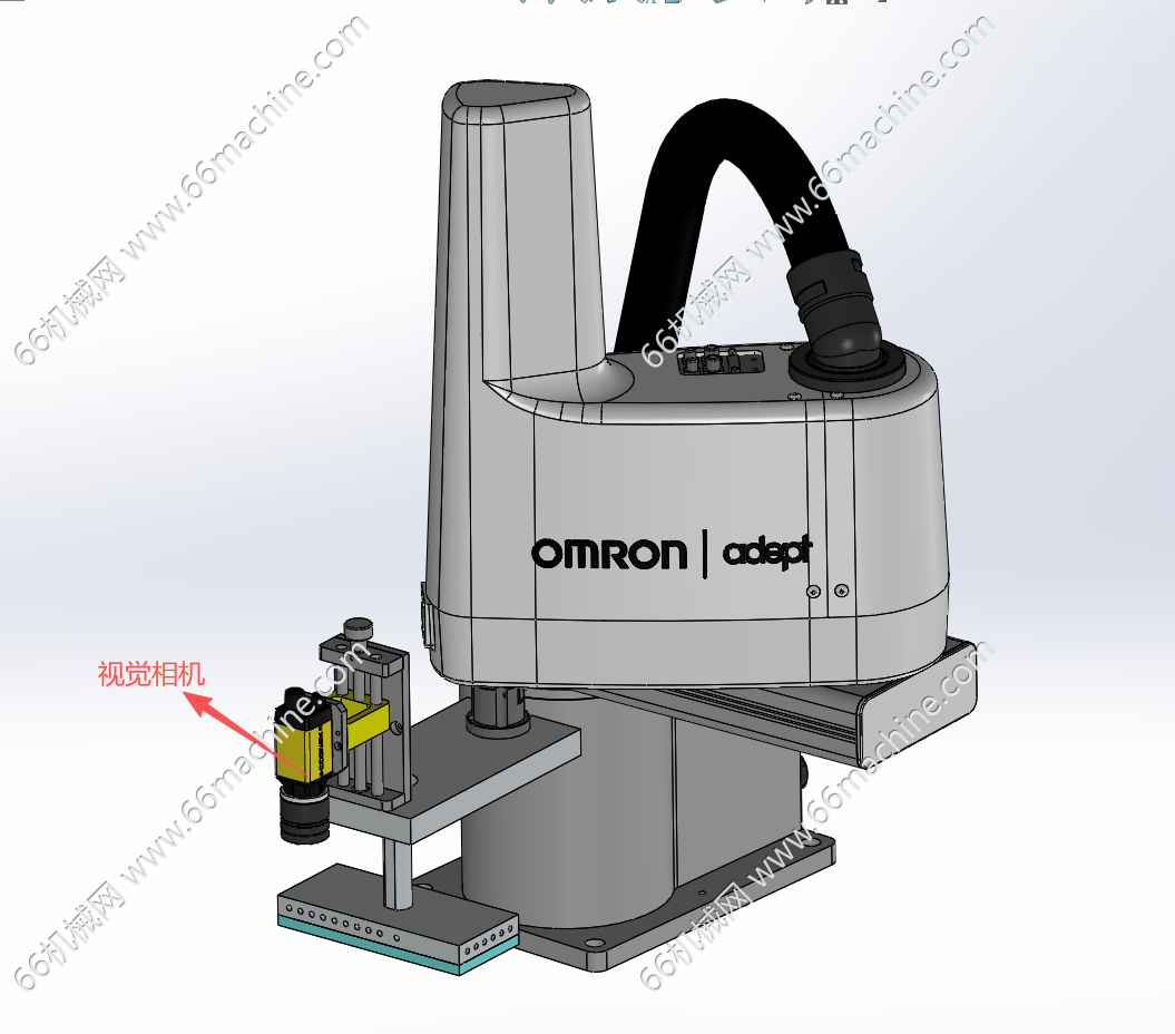 基于视觉引导的四轴贴标机器人