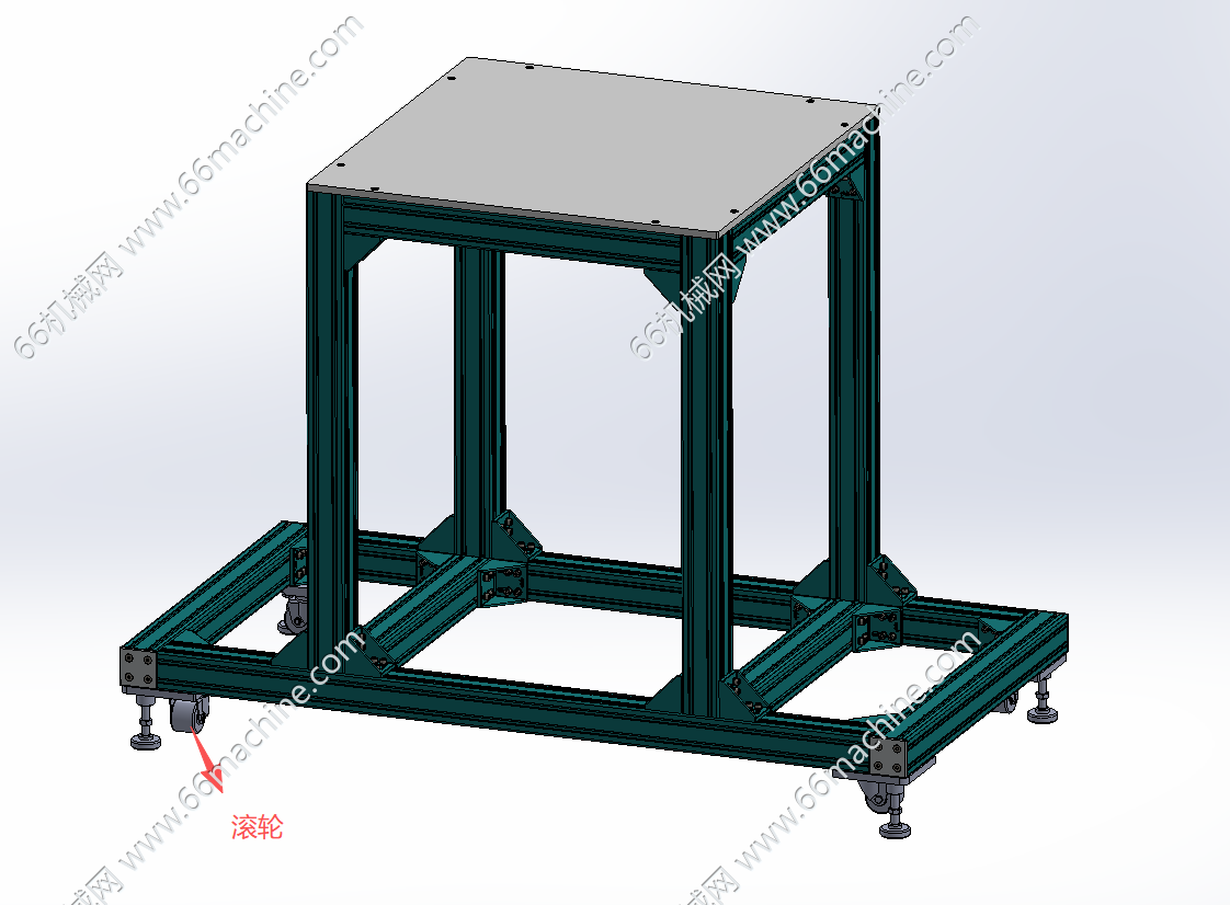 可移动型材工作台