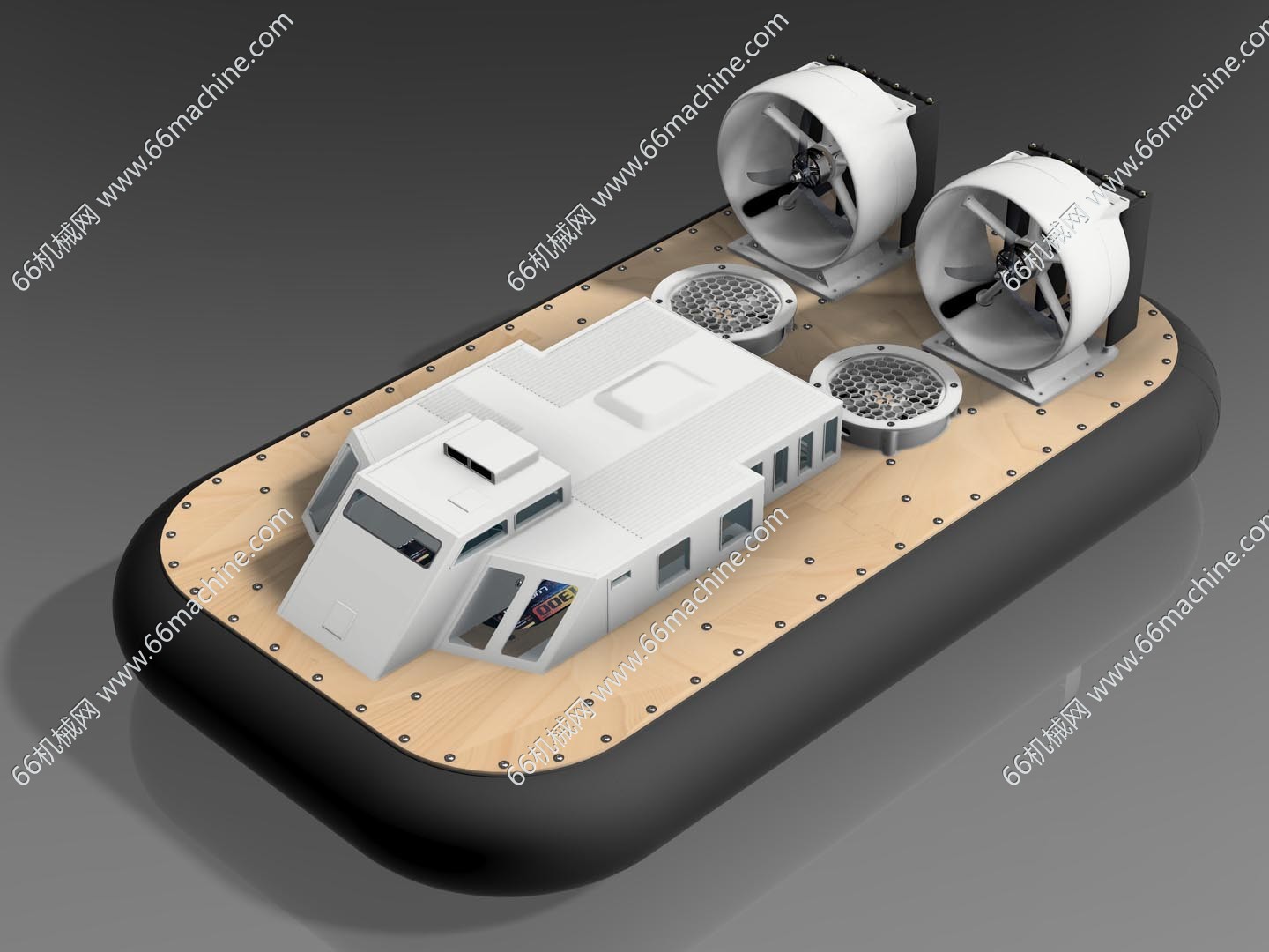 2×2型水陆、冰面气垫船