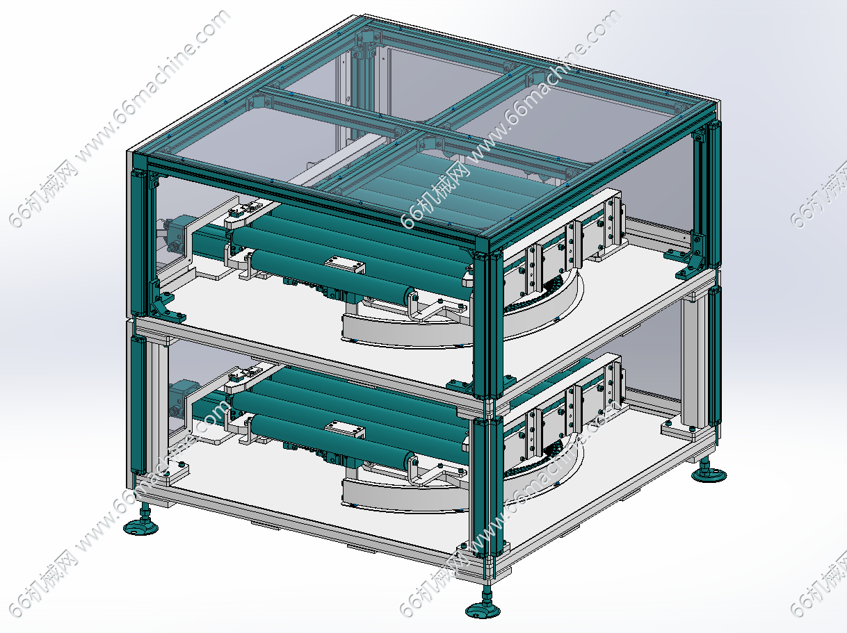 输送线90°双层气动转向机（旋转机）