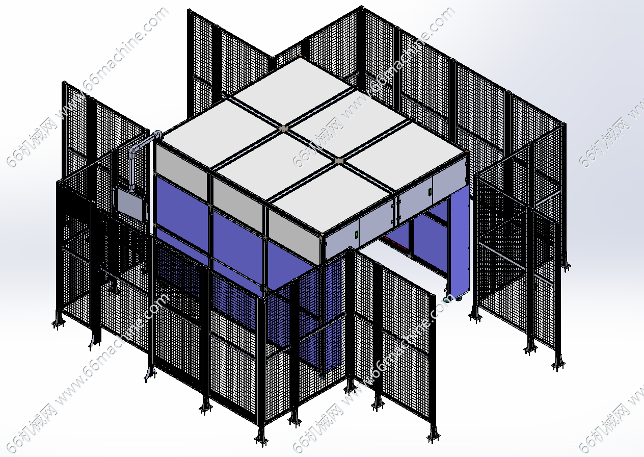 工作站铝型材外罩（含围栏）