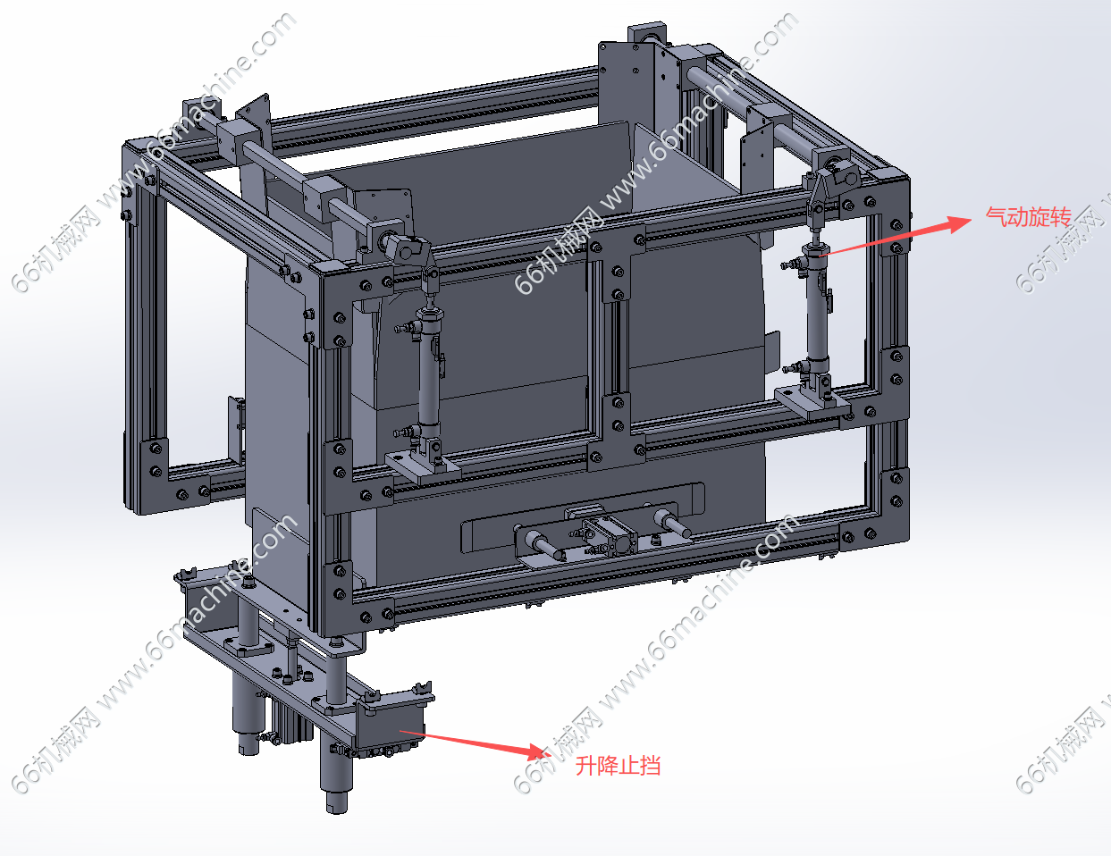 装箱撑箱滚筒输送线