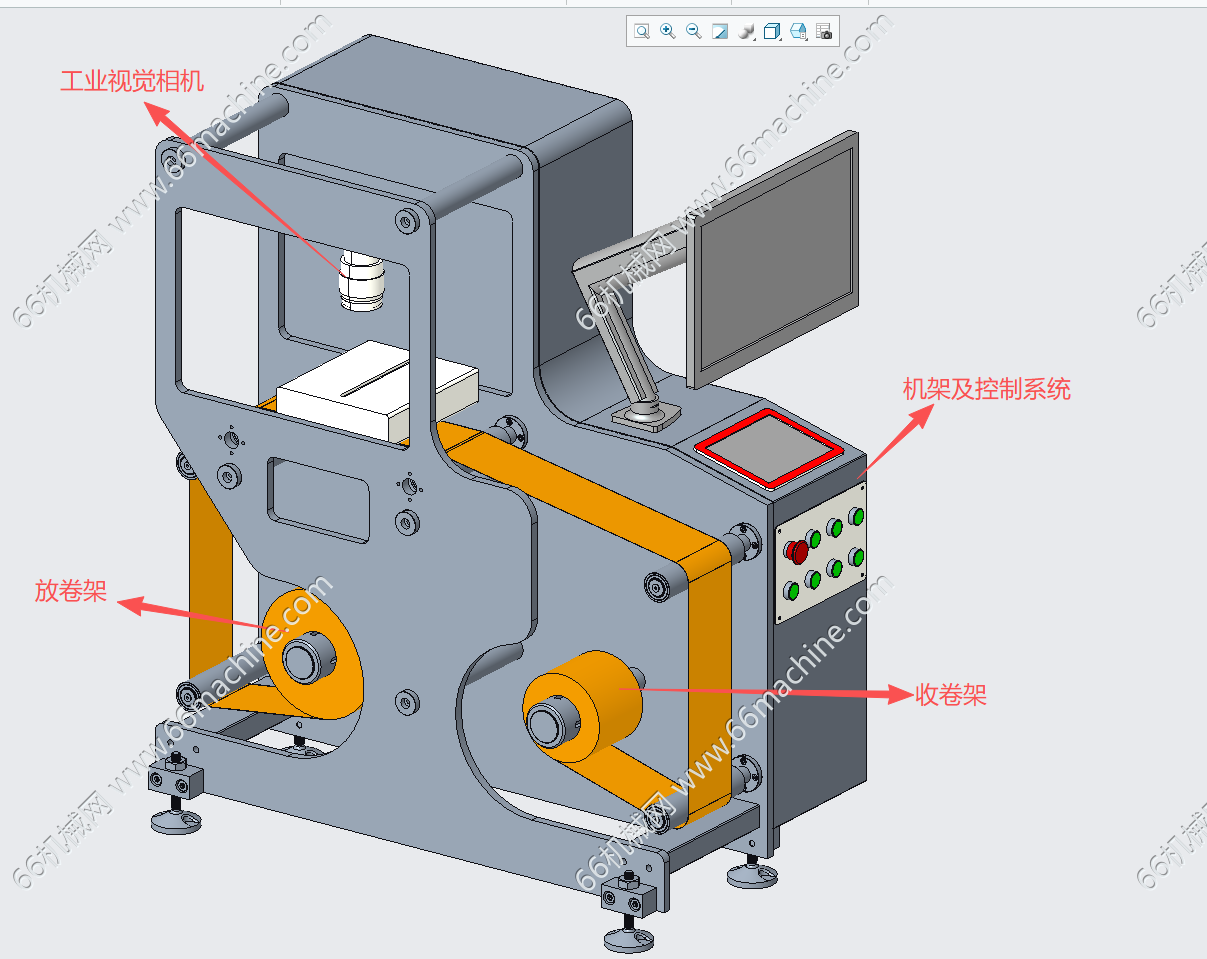 卷料视觉外观检查机（检测机）