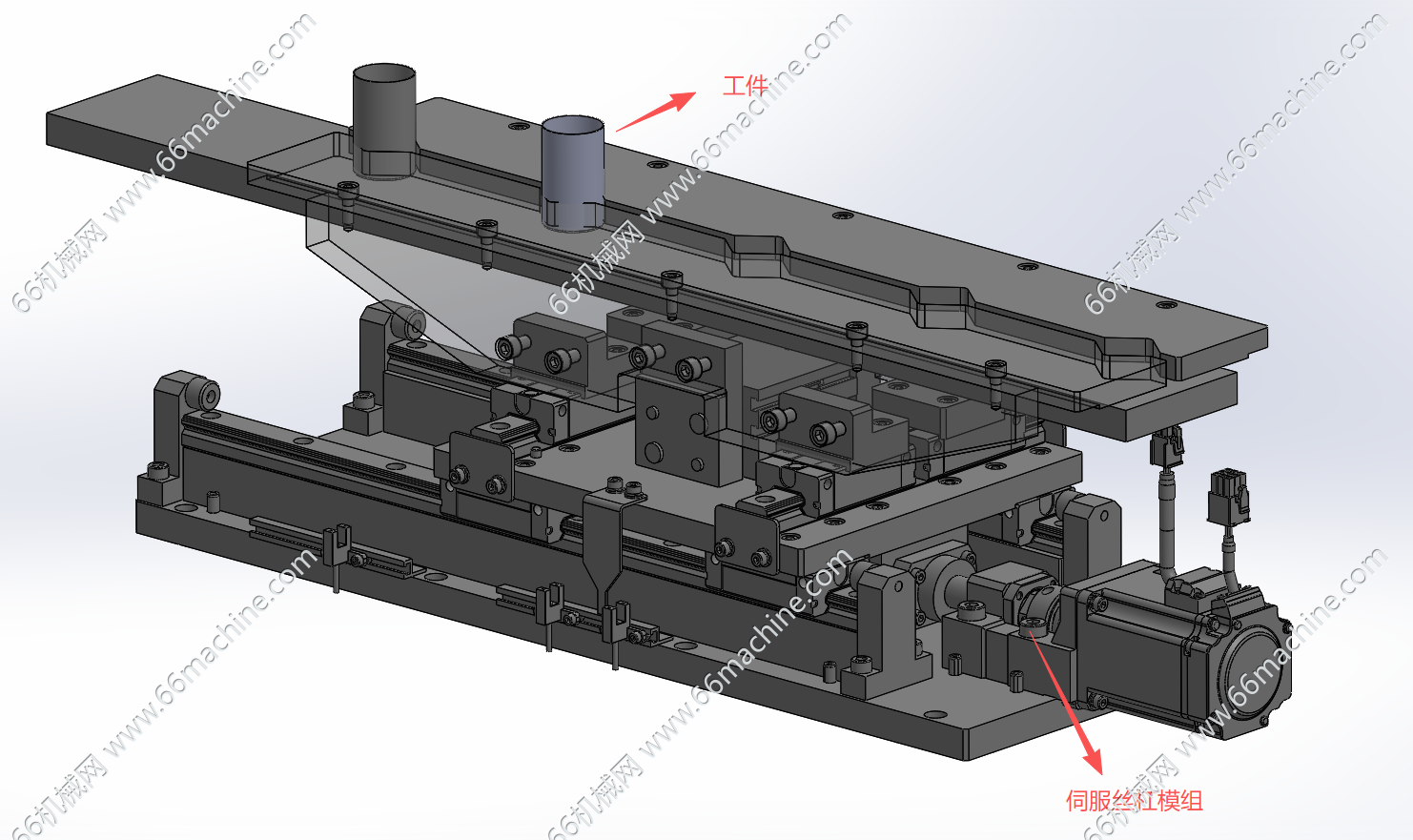 伺服等距移栽机构
