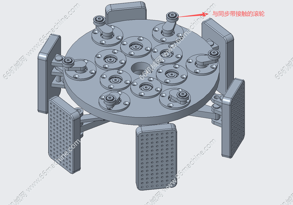 柔性六指抓取机械手