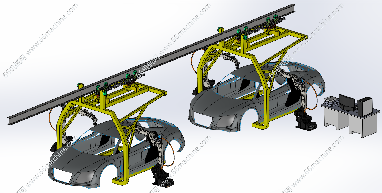 基于机器人的汽车车身焊接生产线