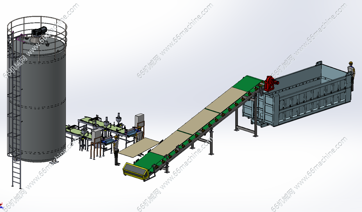 物料提升输送与分装系统